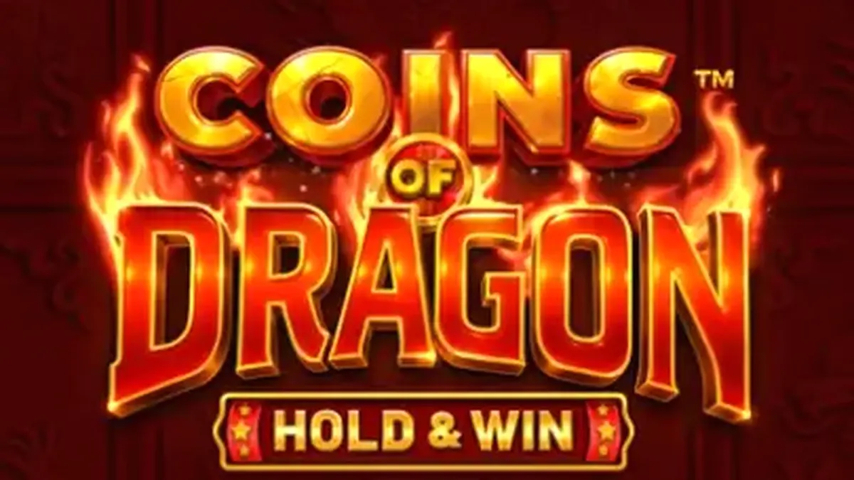 Interface do jogo de slot Coins of Dragon com tema oriental e dragão dourado